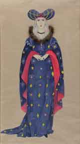 Reanissance Lady in blue dress